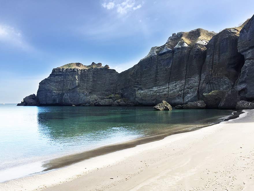 トッカリショ 浜辺から