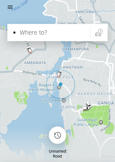 インドでUBER活用