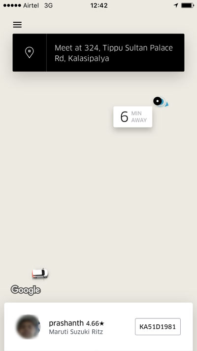インドでUBER活用