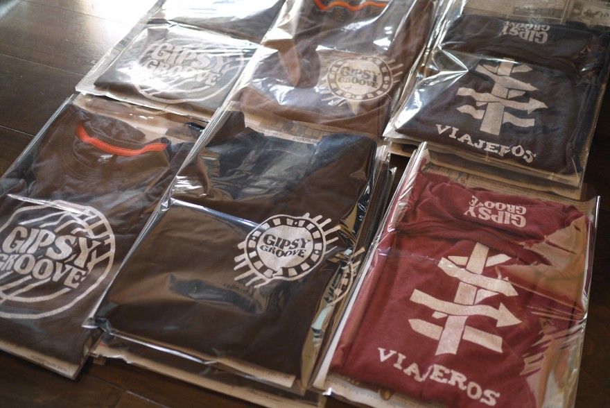シルクスクリーンで作ったTシャツ完成