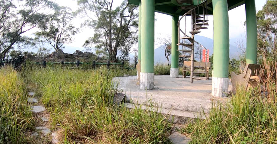 神山の展望台